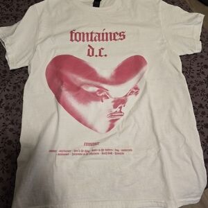 SOLD Fontaines D.C. White T-Shirt